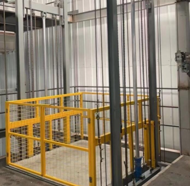 济南导轨式升降机一般加工周期